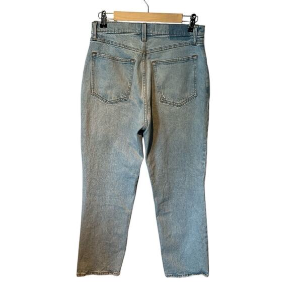 Abercrombie 90s Straight Ultra High Rise Curve Love Split Ankle Jeans Size 29/8 - Picture 2 of 4